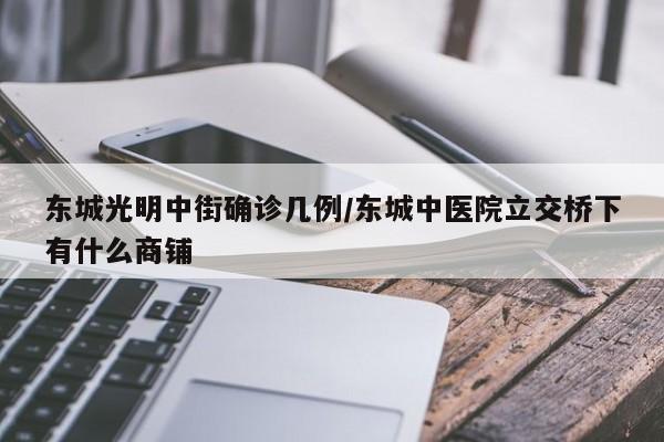 东城光明中街确诊几例/东城中医院立交桥下有什么商铺